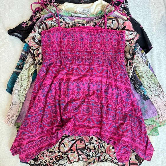 16pc Y2K WHOLESALE BUNDLE | Multi-Size BOHO Resale | VINTAGE FAIRYCORE LOT - Picture 6 of 16